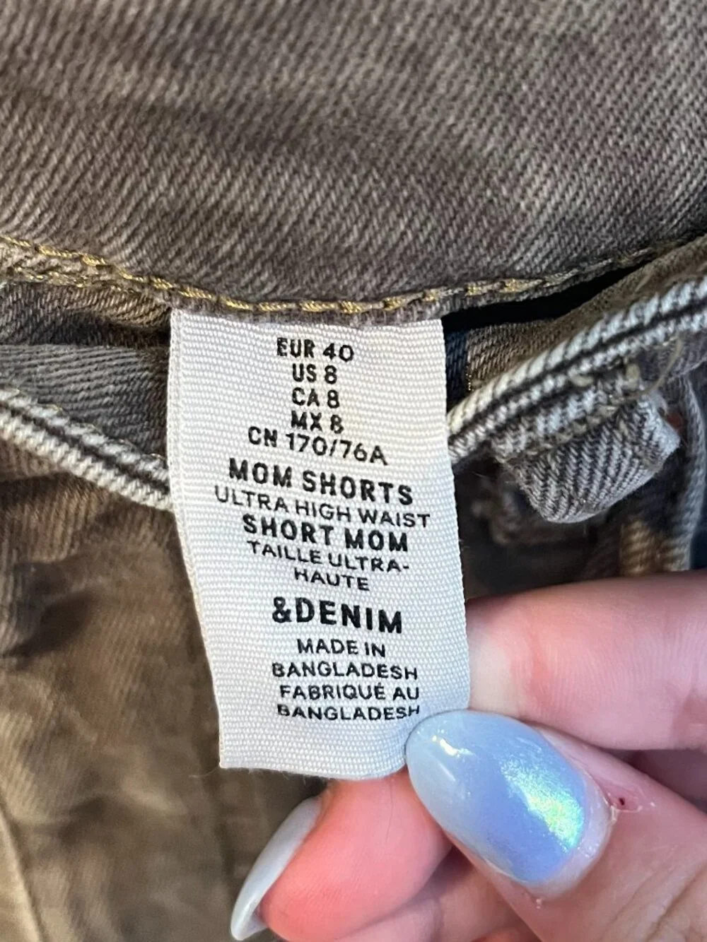 &Denim mom ultra